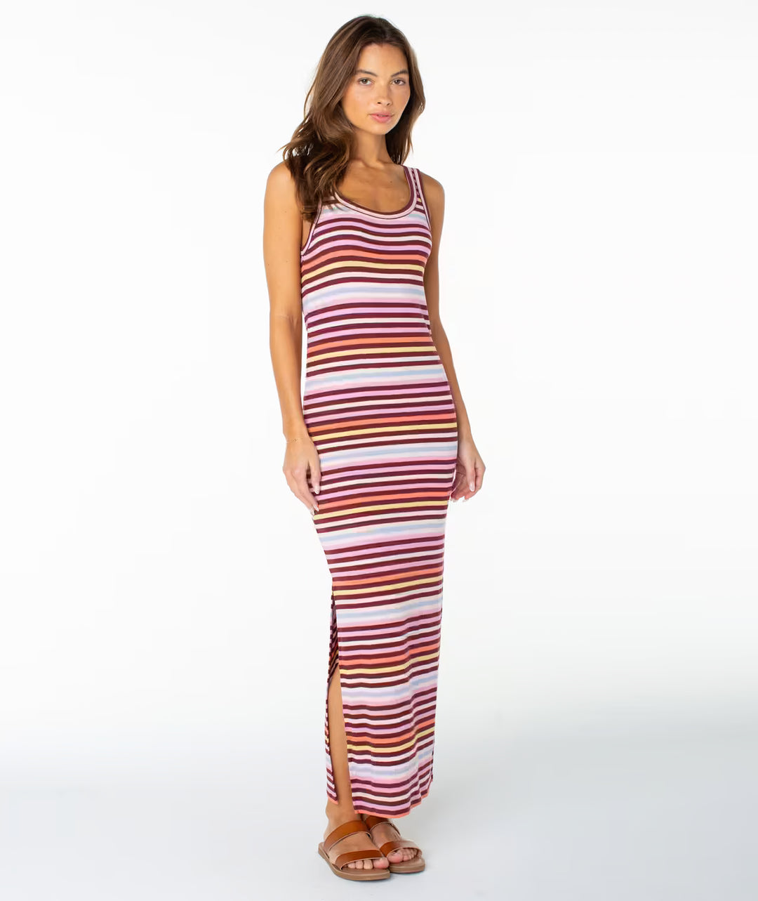 Roxy Women's Balboa Maxi Dress - Port Retro Stripe