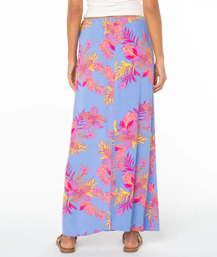 Roxy Women’s Iyla Woven Skirt Cornflower Blue Summer Daze back