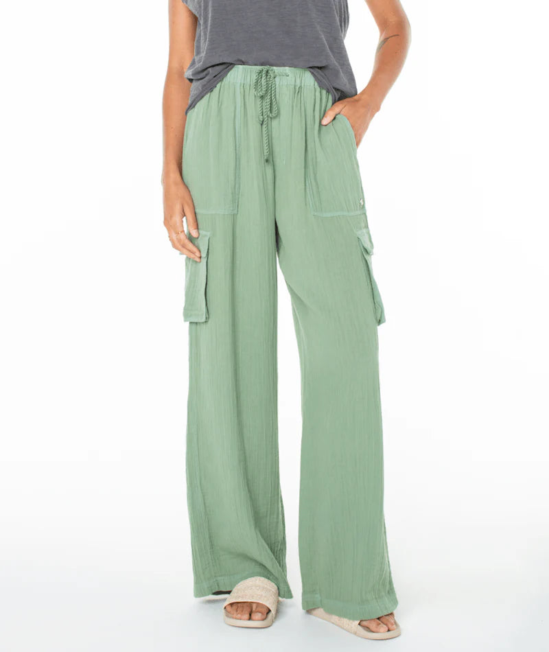 Roxy Precious Cargo Solid Pant - Loden Frost 