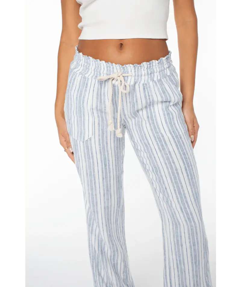 Roxy Women’s Oceanside Stripe Pant Blue Horizon Lisbon Stripe 3