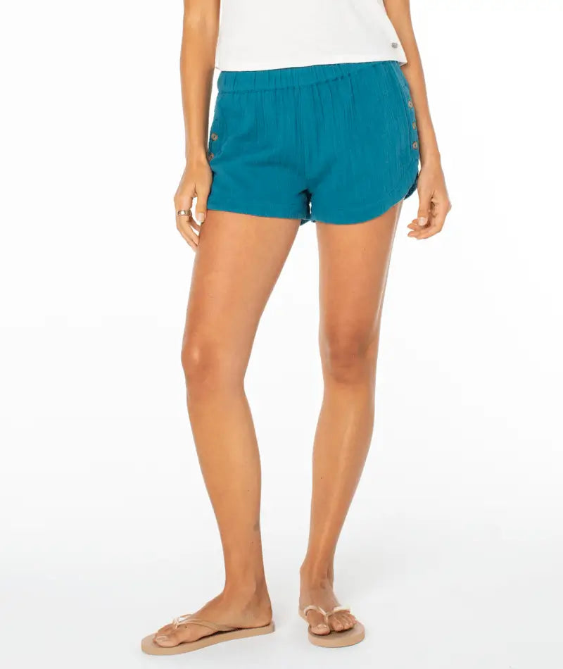Roxy Women’s Seafront Short Dragonfly Solid front