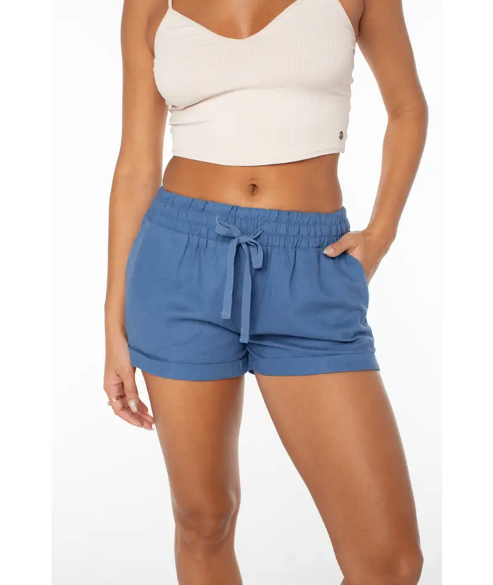 Roxy Women’s Laguna Shorts Blue Horizon Solid
