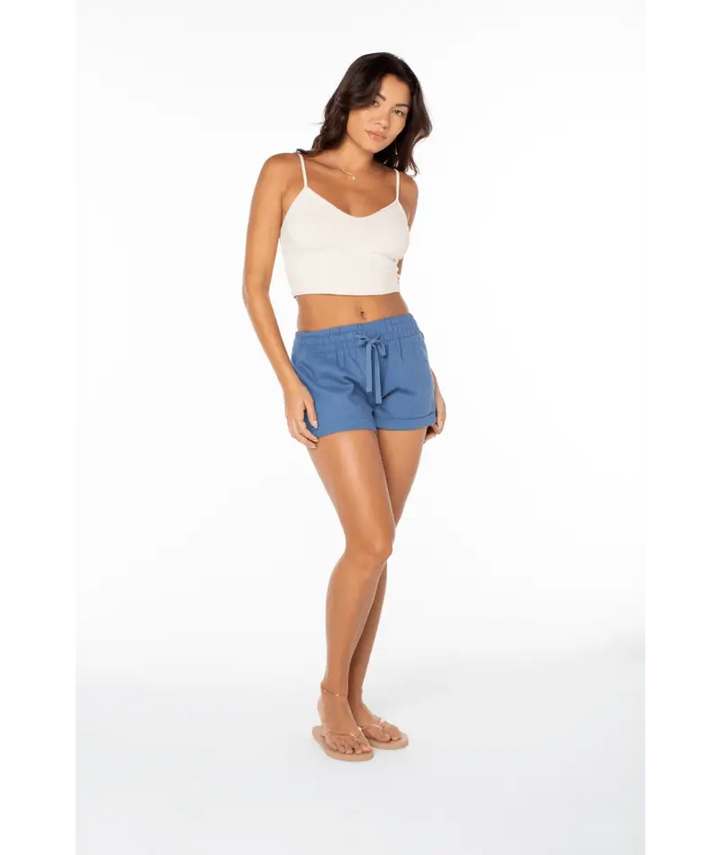 Roxy Women’s Laguna Shorts Blue Horizon Solid 3