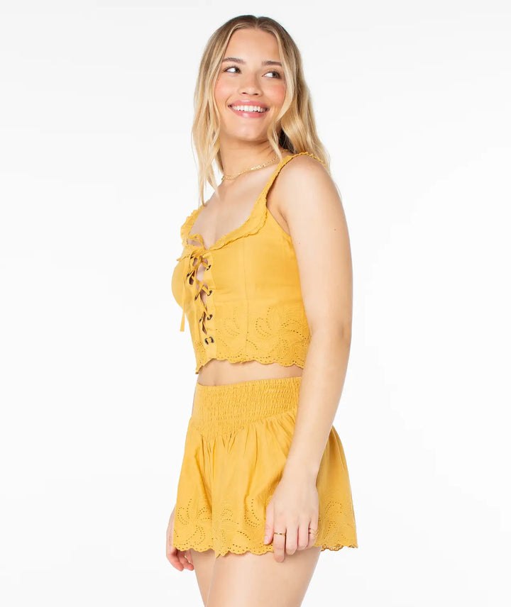 Roxy Women’s Hazel Lace Up Top 2