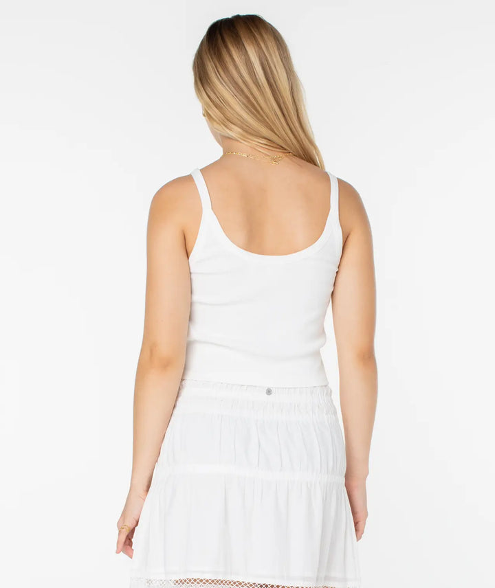 Roxy Women’s Wanderlust Tank Top Snow White 5