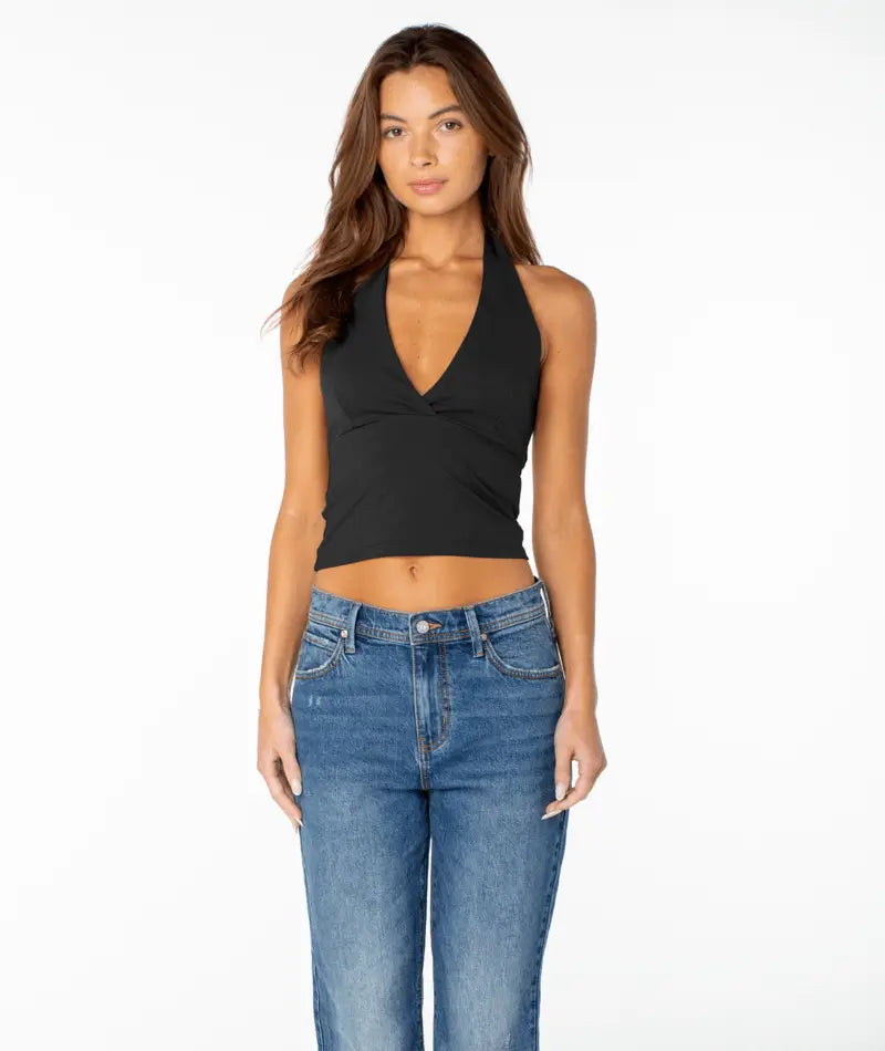 Roxy Women’s South Shore Halter Tank Phantom Solid
