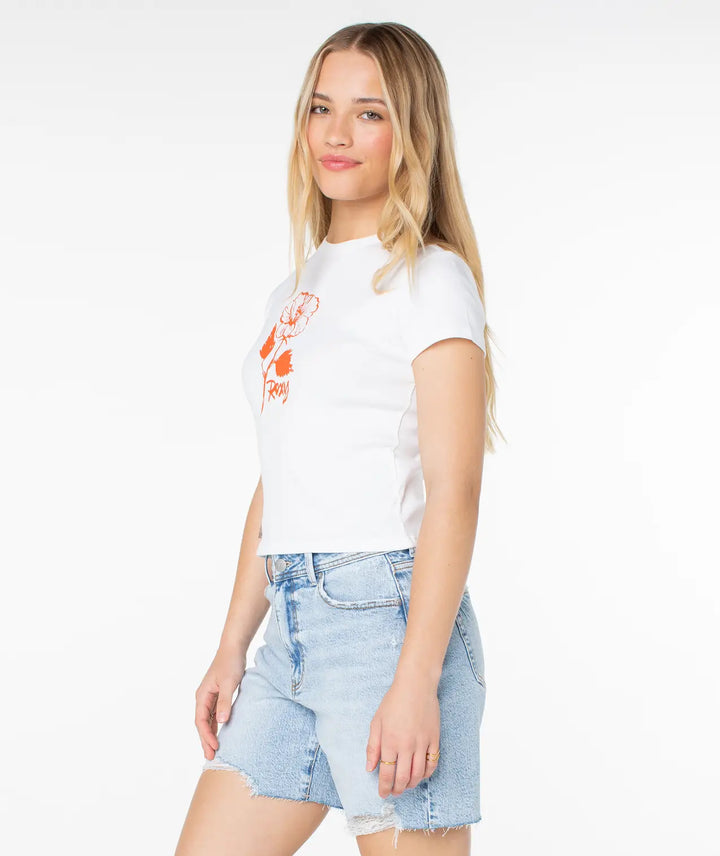 Roxy Women’s Sunny Days 90S Baby Tee 4