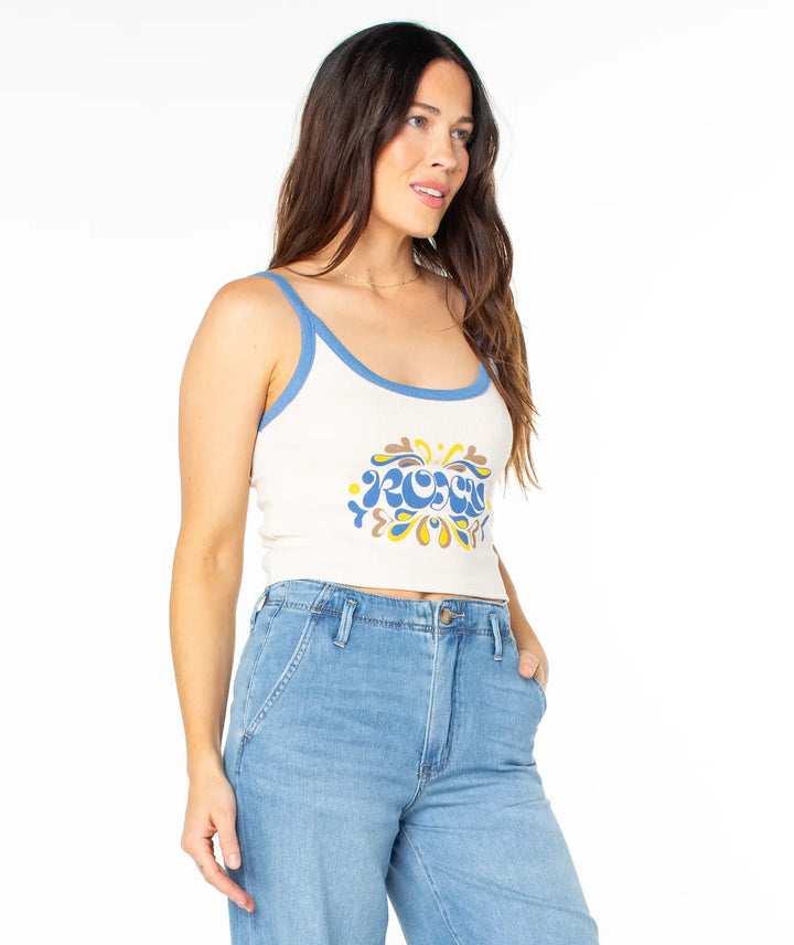 Roxy Women’s Epic Vibe Wanderer Tank Parchment 3
