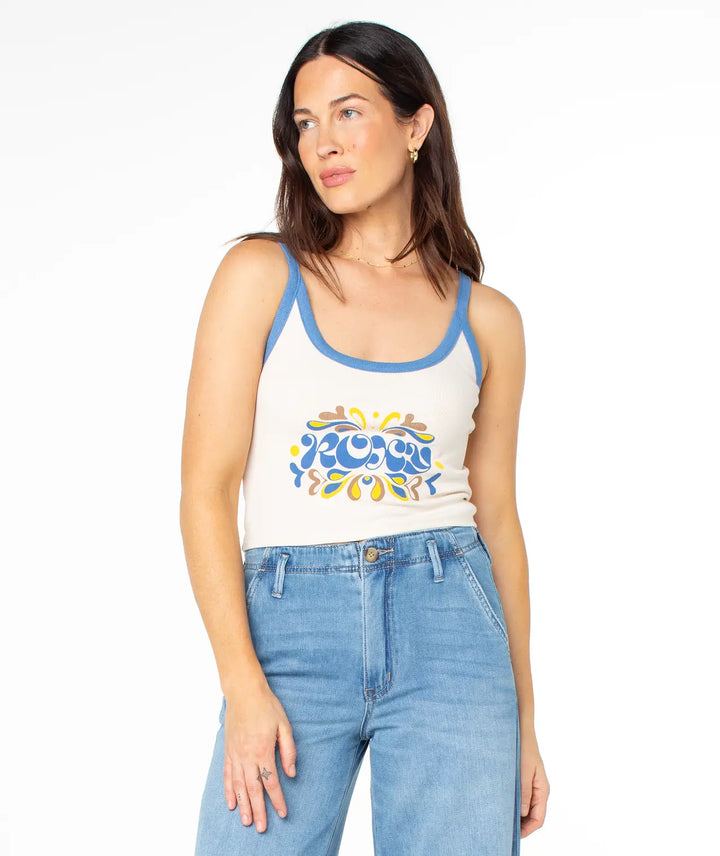 Roxy Women’s Epic Vibe Wanderer Tank Parchment 2