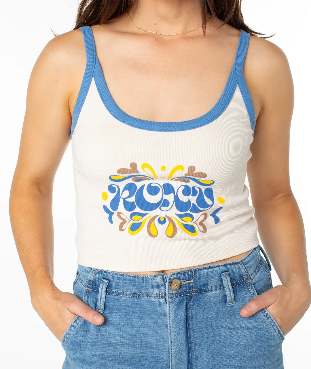 Roxy Women’s Epic Vibe Wanderer Tank Parchment 4