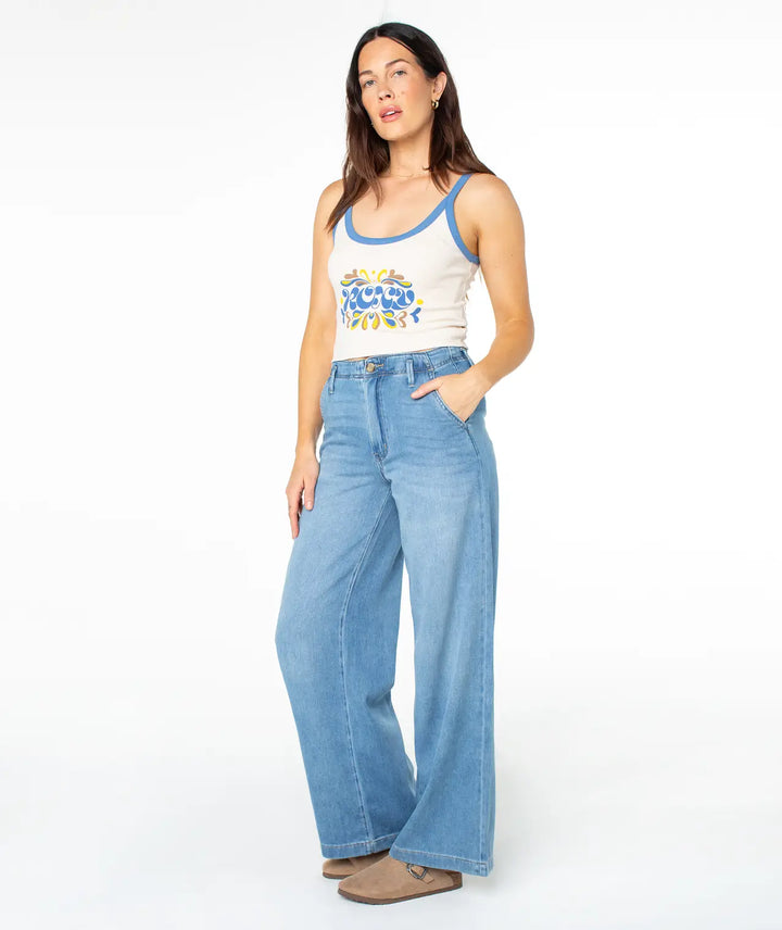 Roxy Women’s Epic Vibe Wanderer Tank Parchment