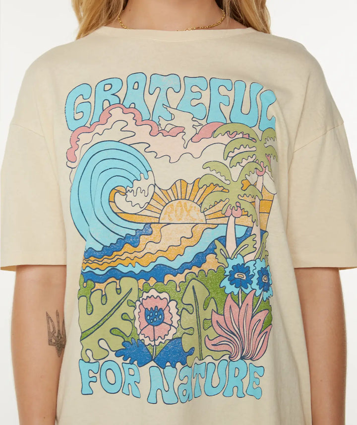 Roxy Women’s Grateful For Nature Tee 4