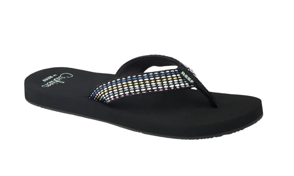 Reef Women's Baja Elana Sandals - Black/Frosty 