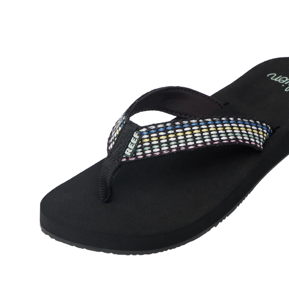 Reef Women's Baja Elana Sandals - Black/Frosty 4