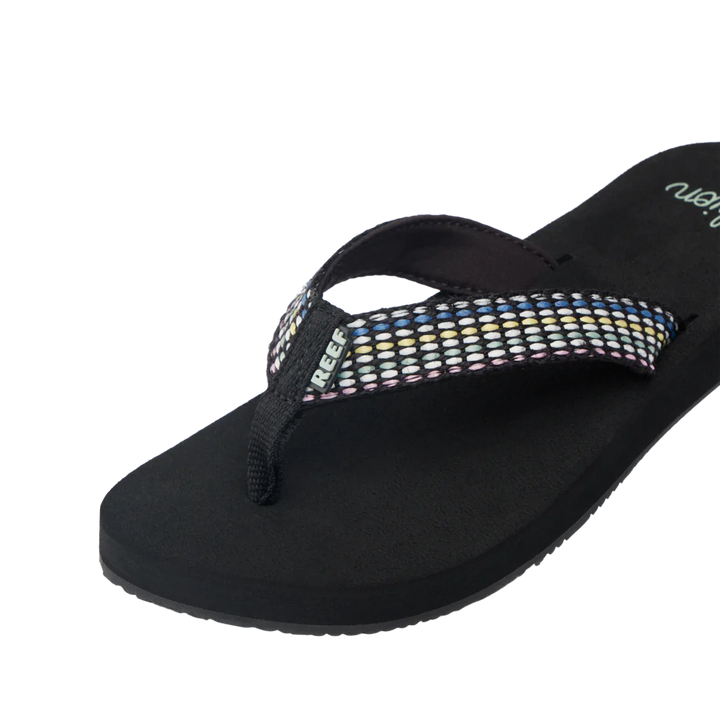 Reef Women's Baja Elana Sandals - Black/Frosty 4