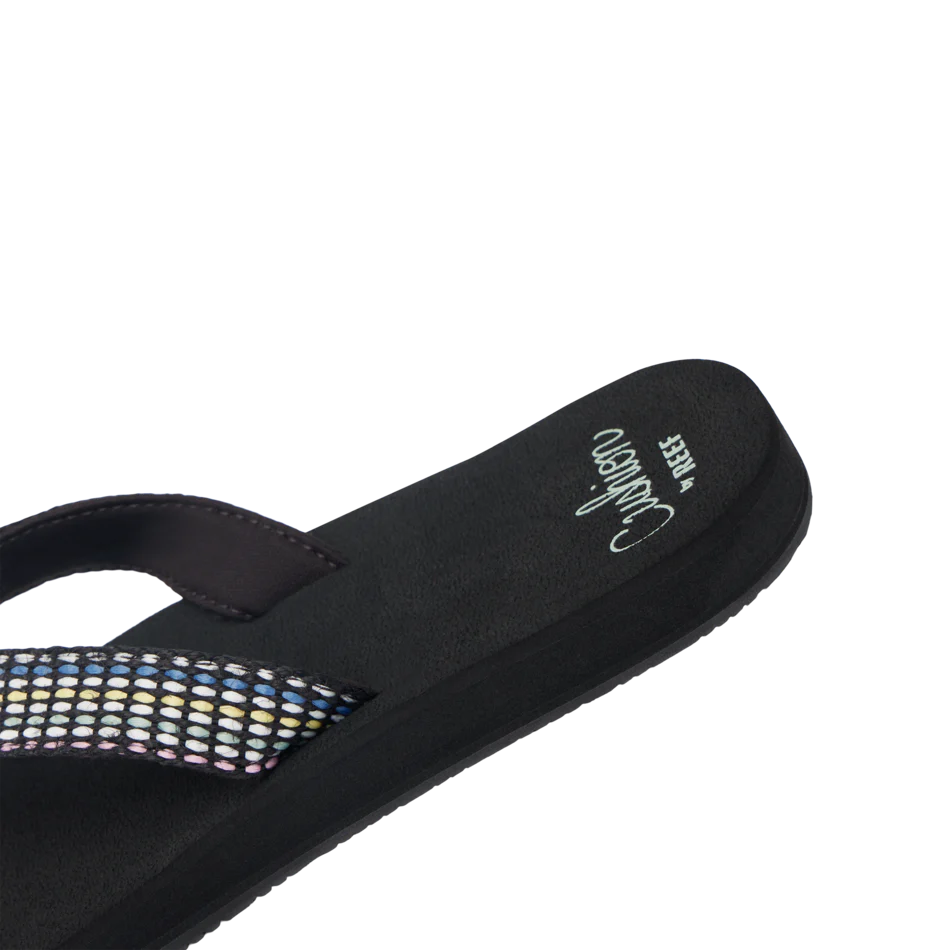 Reef Women's Baja Elana Sandals - Black/Frosty 5