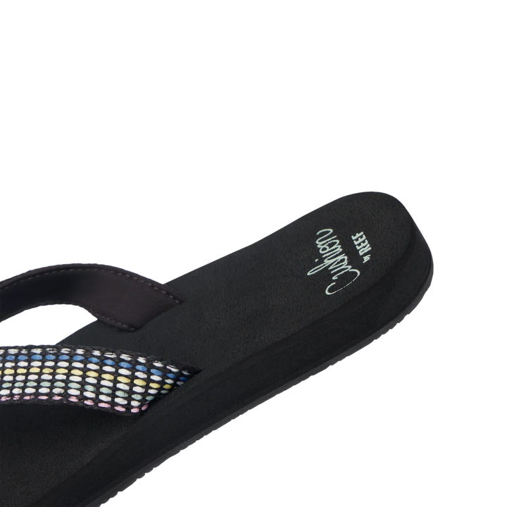Reef Women's Baja Elana Sandals - Black/Frosty 5