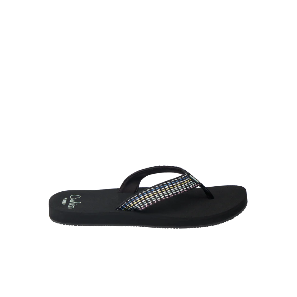 Reef Women's Baja Elana Sandals - Black/Frosty 2