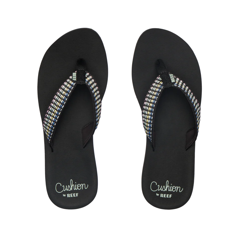 Reef Women's Baja Elana Sandals - Black/Frosty 1
