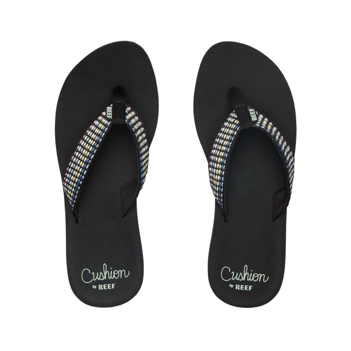 Reef Women's Baja Elana Sandals - Black/Frosty 1