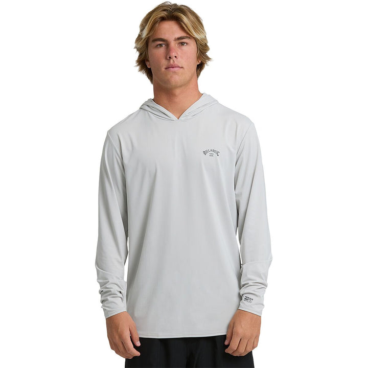 Billabong Men’s Arch Mesh Hood Long Sleeve - Silver