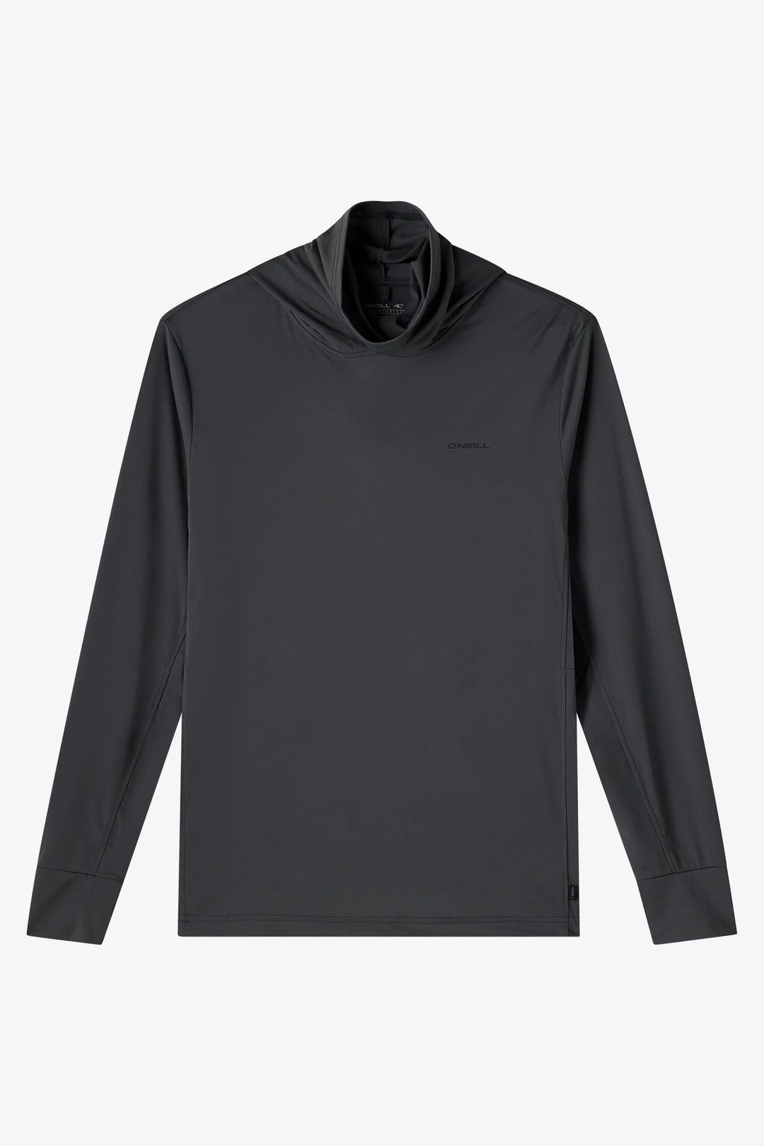 O'Neill TRVLR UPF Men's Hooded Long Sleeve Performance Shirt - Dark Shadow