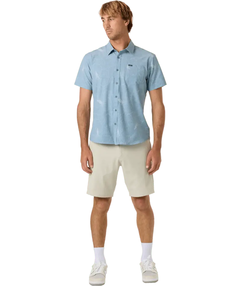 O'Neill Reserve Light Check 19'' Short Light Khaki Front View