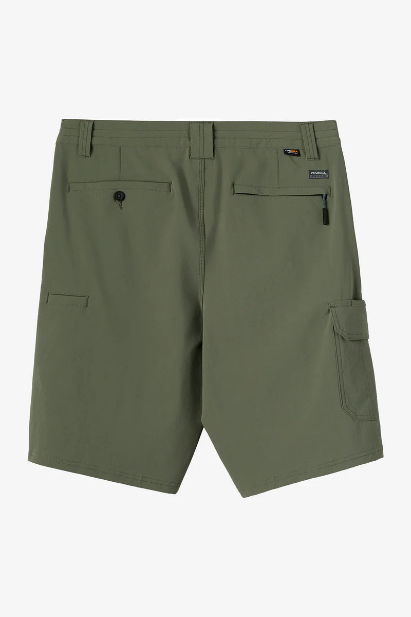 Oneill Men's Trvlr Cargo 20" Cargo Shorts OLV 2