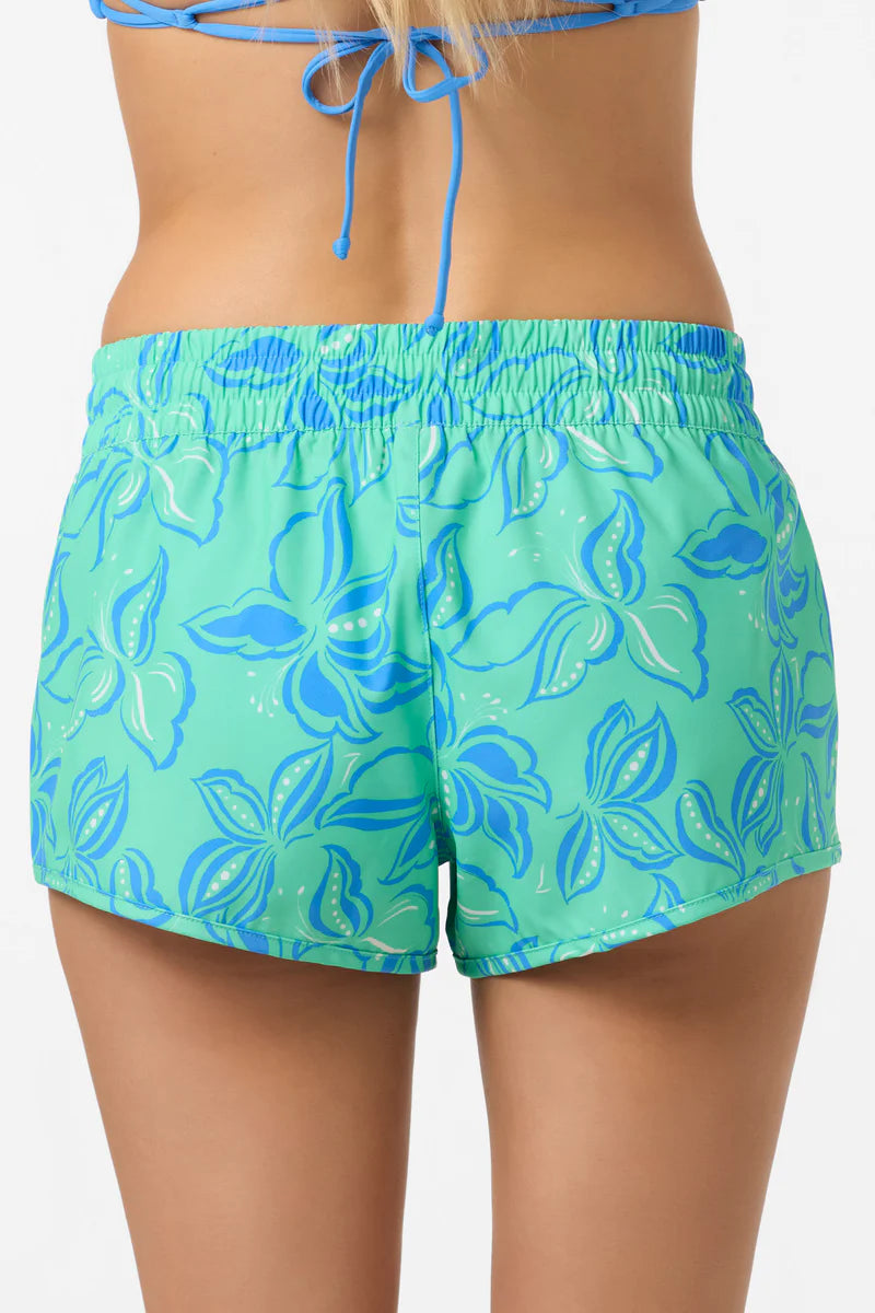 Oneill Women's Saltwater Essentals Balboa Printed 2" Boardshorts 8