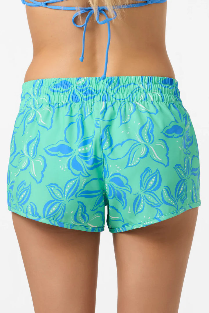 Oneill Women's Saltwater Essentals Balboa Printed 2" Boardshorts 8