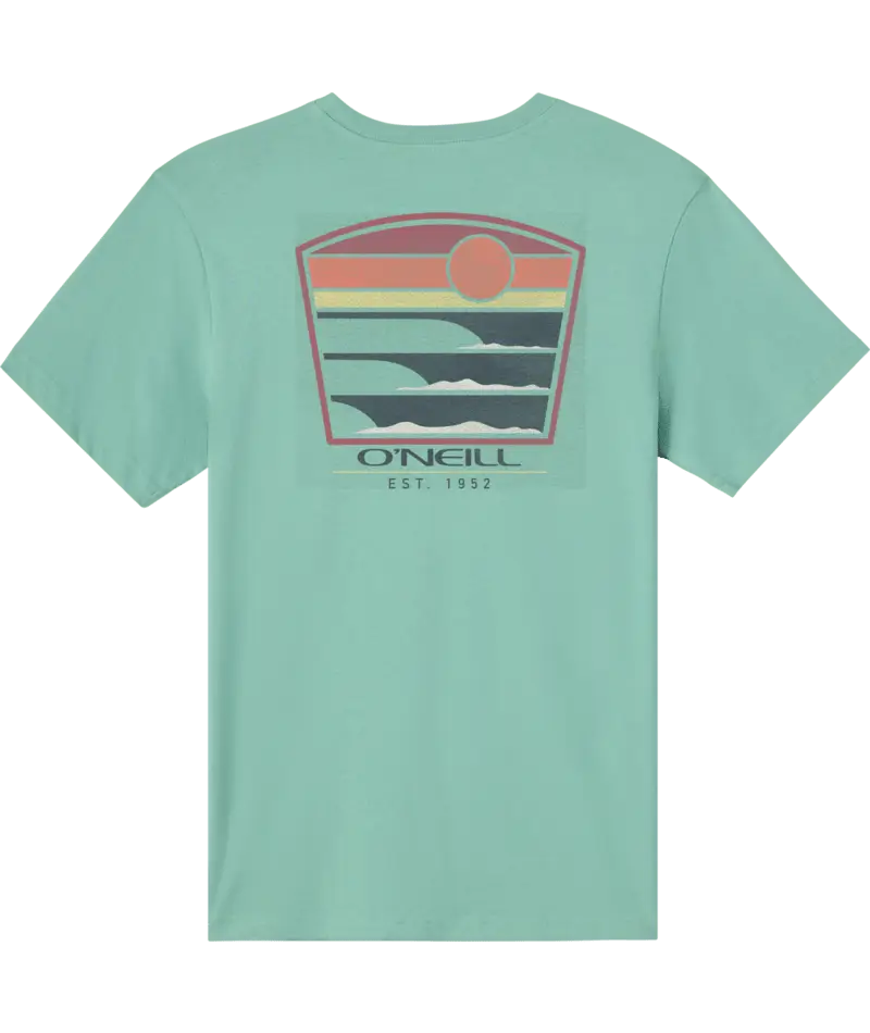 O'Neill Liner Short Sleeve Classic Tee Green Detail View