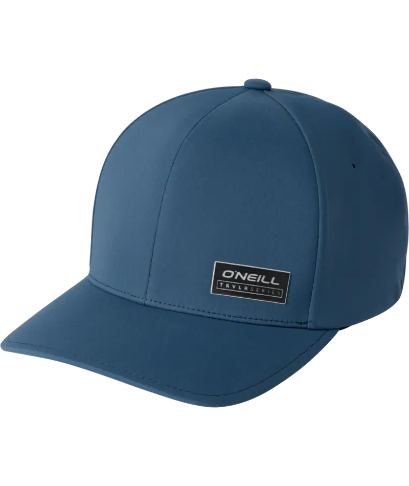 O'Neill TRVLR Stretch Fitted Hat Dark Slate Back View