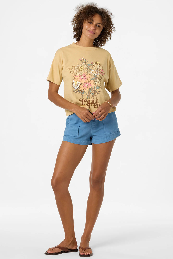 O’Neill Women’s Bouquet Easy Tee - Warm Sand 2