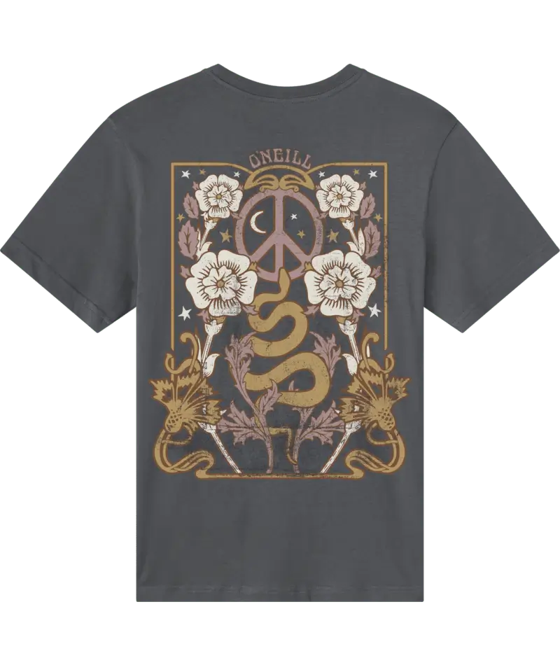 O'Neill Adorned Oversized Tee Phantom Front View
