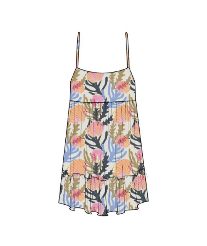 O'Neill Girls' Haylee Printed Cover Up Multi Color Front View