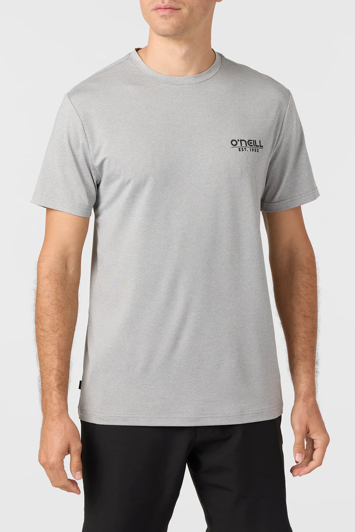 Oneill Men's Trvlr UPF Isle Tee - Heather Grey 