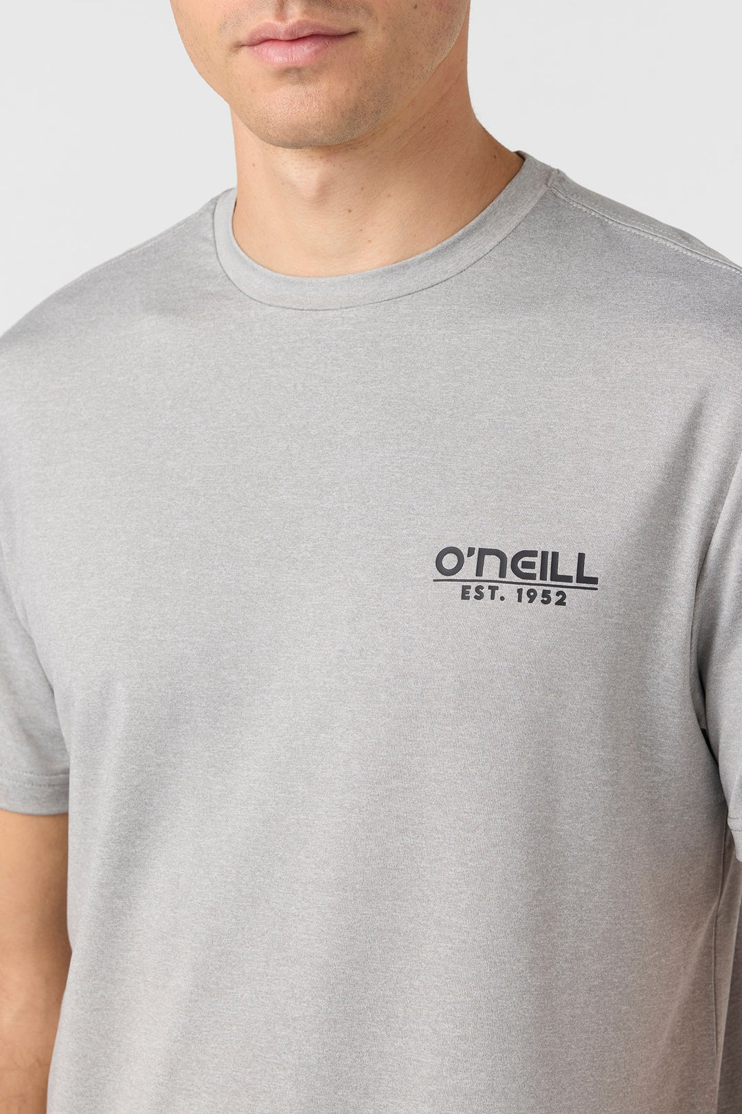 Oneill Men's Trvlr UPF Isle Tee - Heather Grey 2