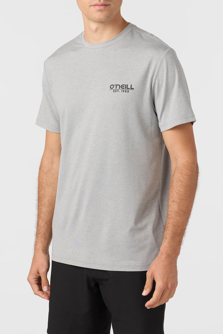 Oneill Men's Trvlr UPF Isle Tee - Heather Grey 3