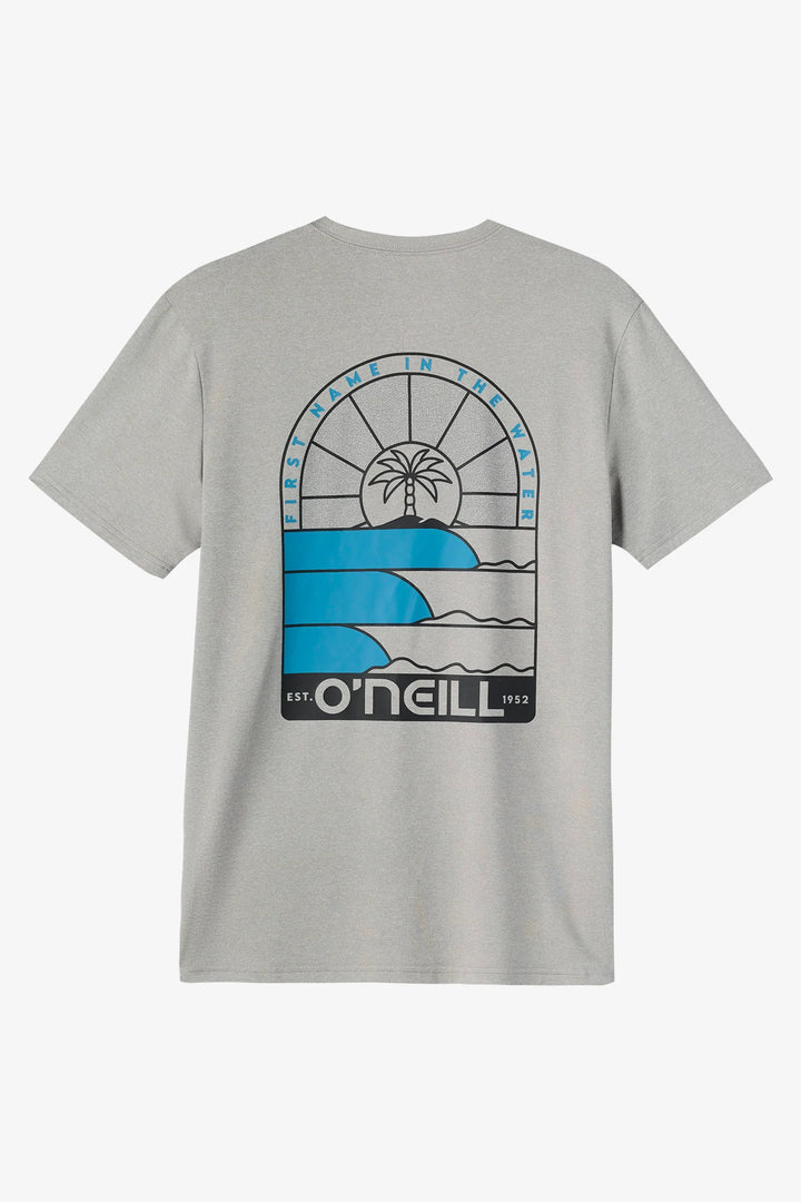 Oneill Men's Trvlr UPF Isle Tee - Heather Grey 1