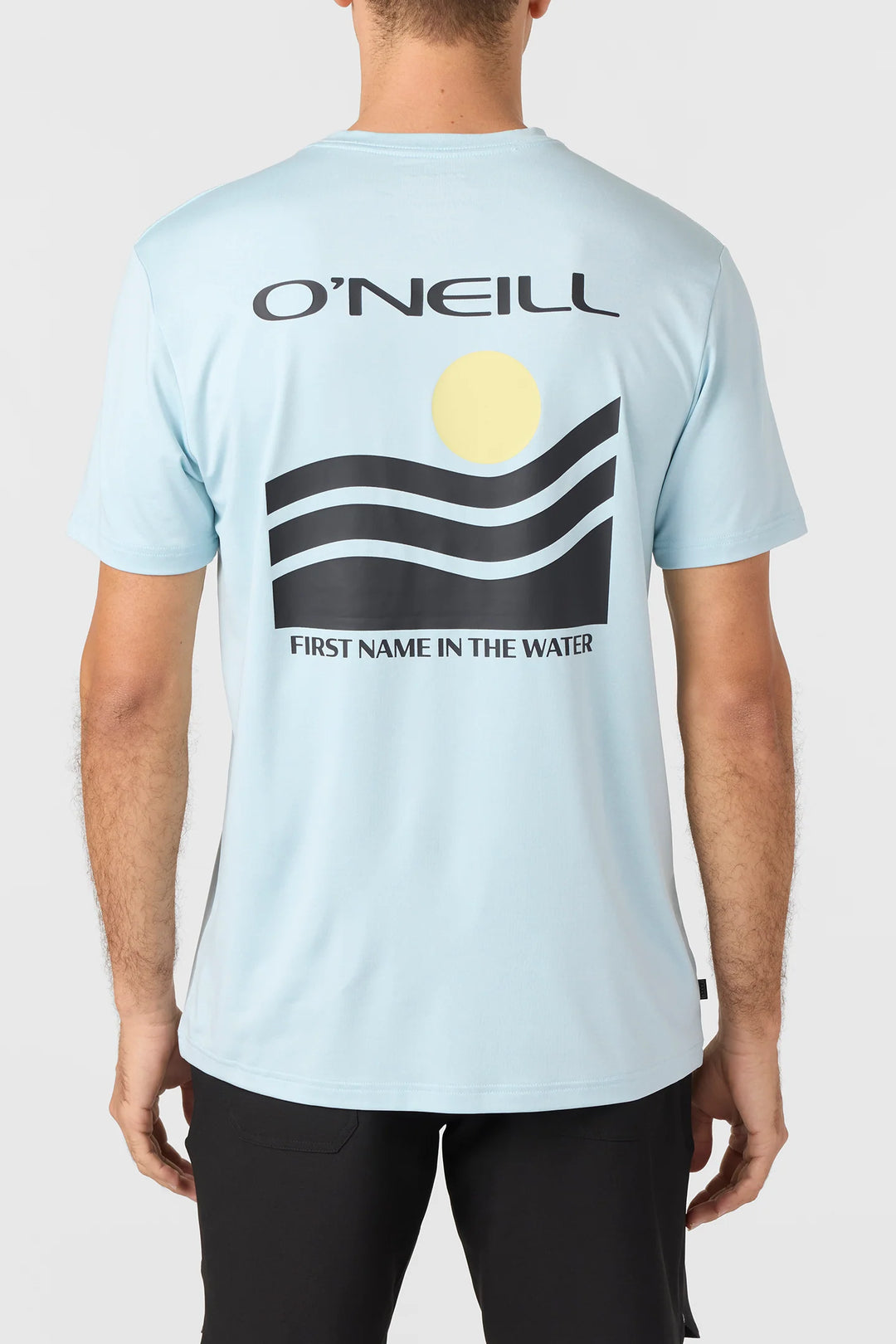 Oneill Men’s Trvlr UPF Tides Tee - Heather Light Blue 3