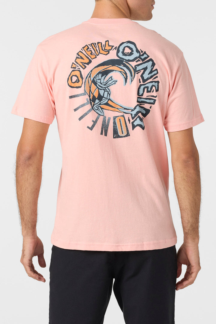 Oneill Men's Spike Standard Fit Tee - Candlelight 1
