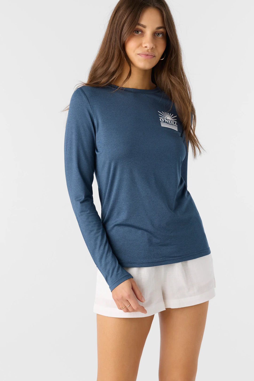 Oneill Women's Breezy UPF Long Sleeve - Navy Heather 