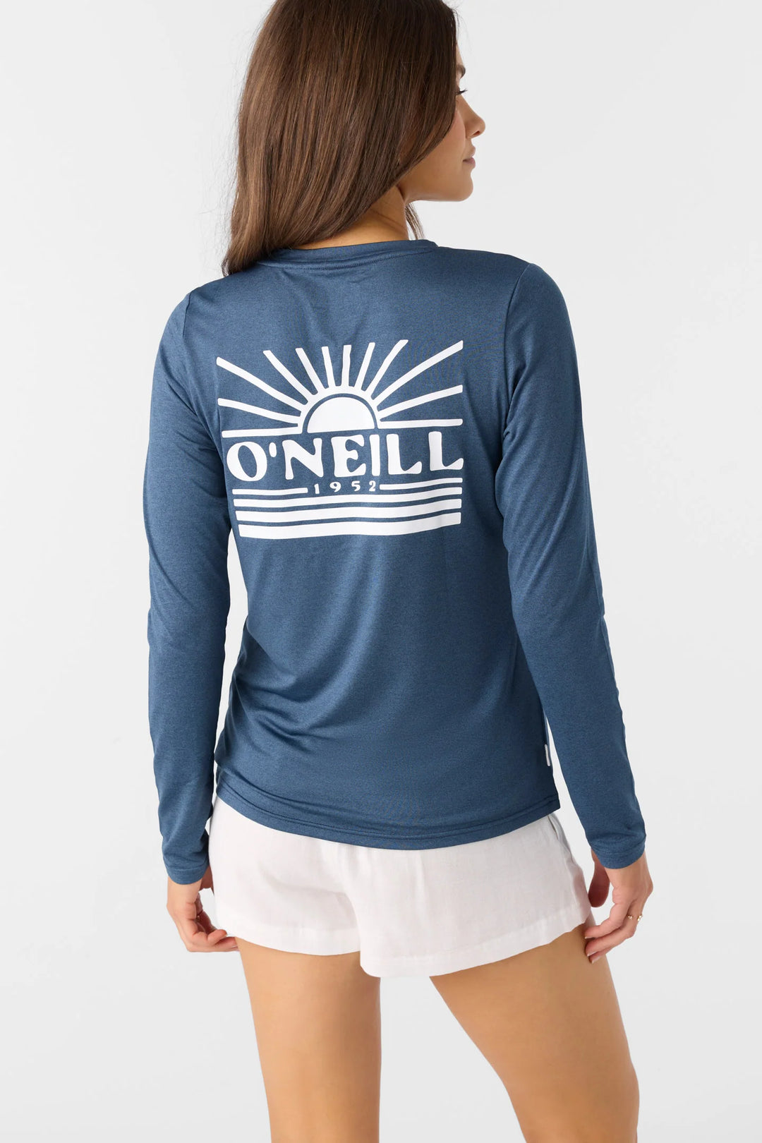 Oneill Women's Breezy UPF Long Sleeve - Navy Heather 4