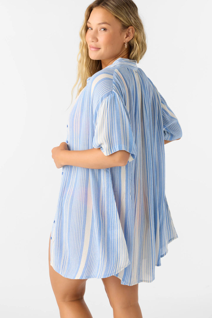 Oneill Women's Saltwater Essentials Carlee Striped Dress - RGT 1