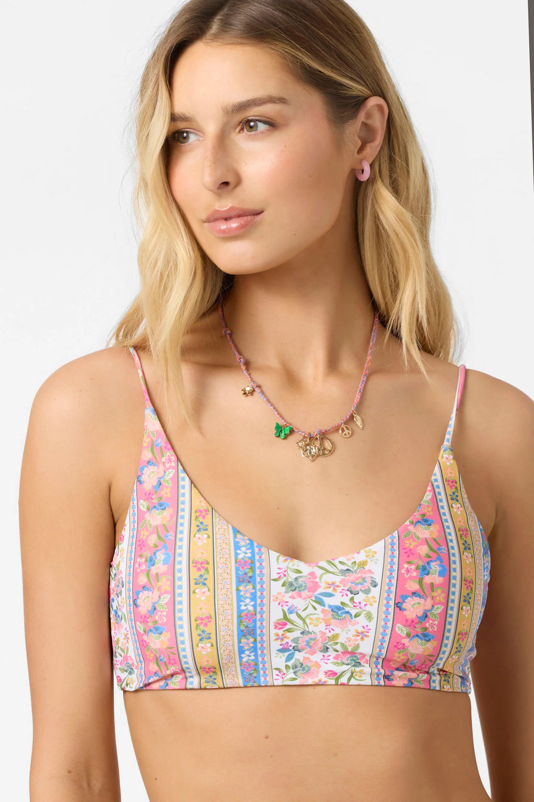 Oneill Women's Rio Floral Middles Active Swim Top2
