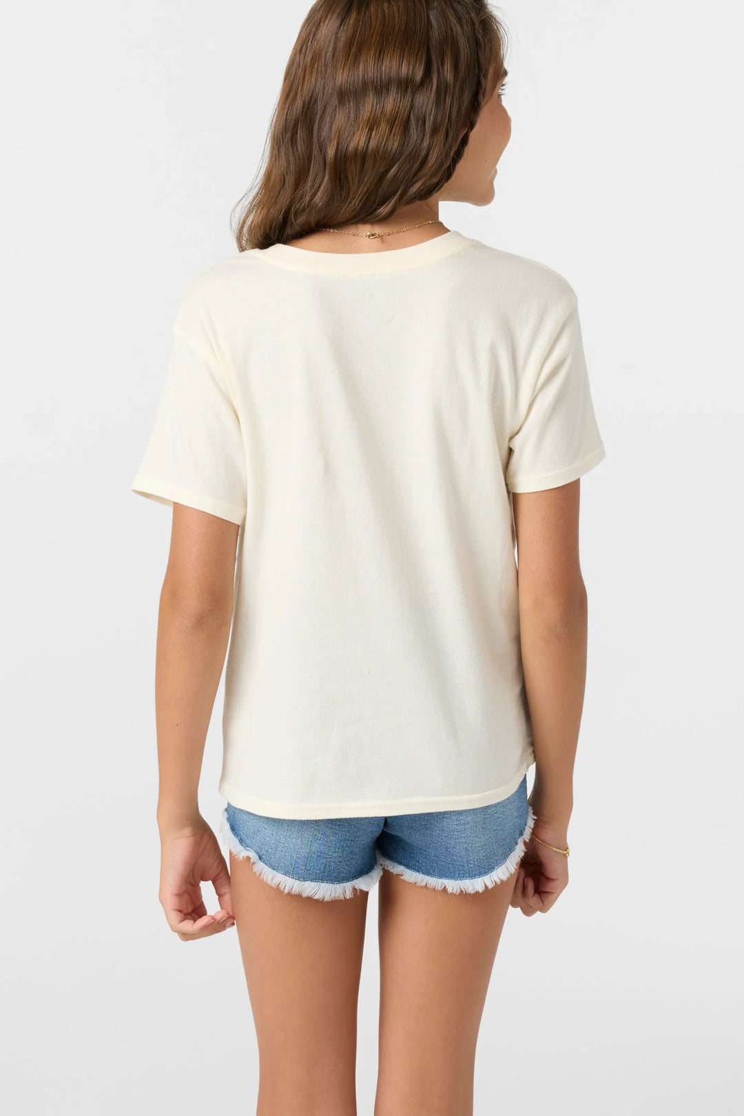 Oneill Girls Heritage Daisy TShirt - Winter White 1