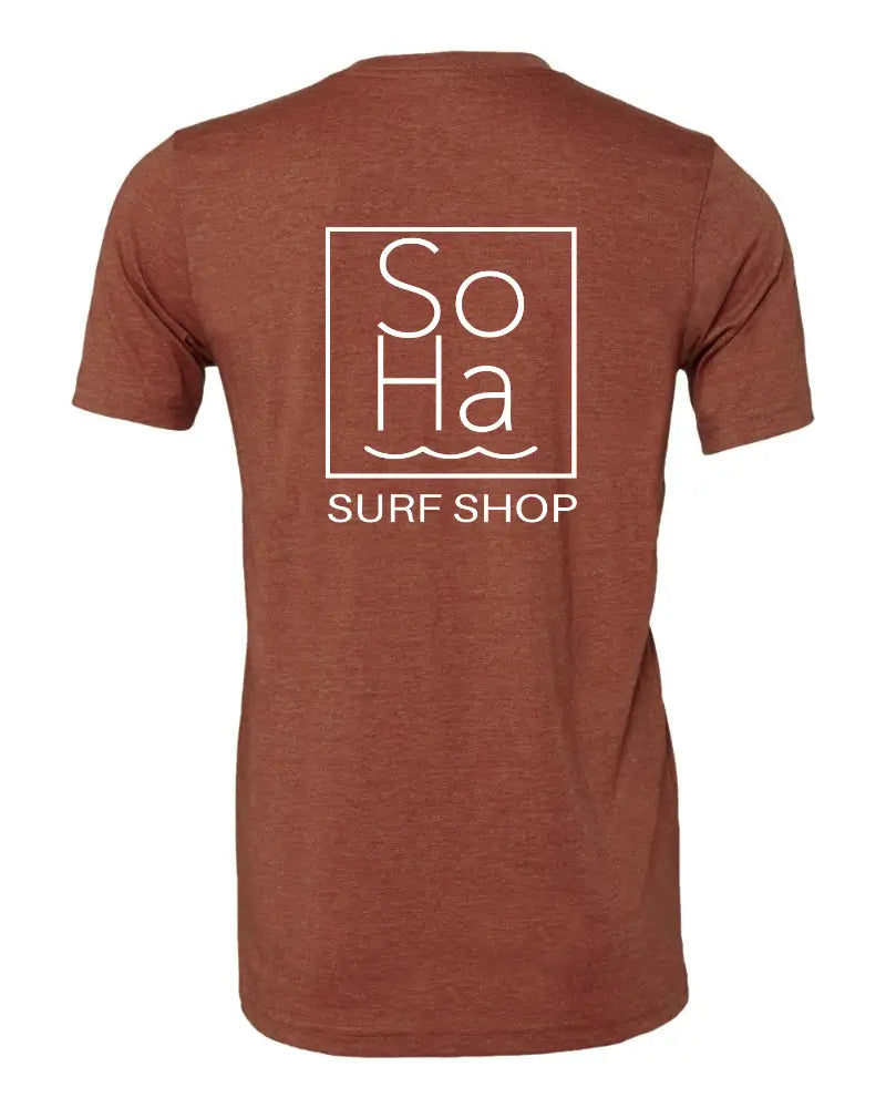 SoHa Square Logo Tee Heather Clay1