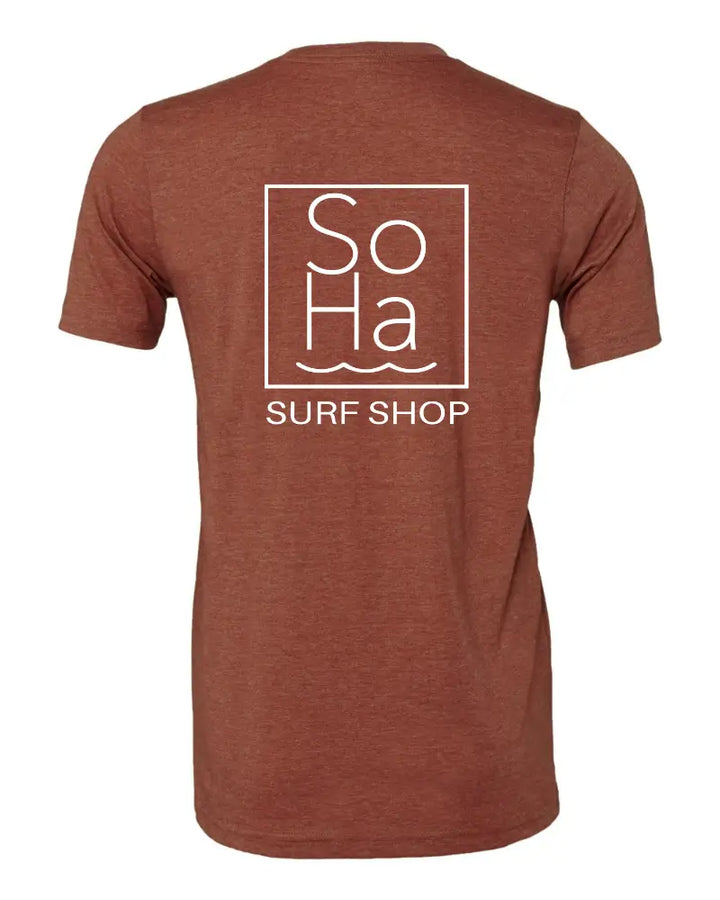 SoHa Square Logo Tee Heather Clay1