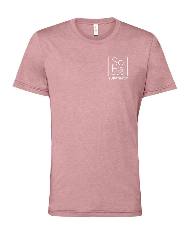 SoHa Square Logo Tee Heather Orchid