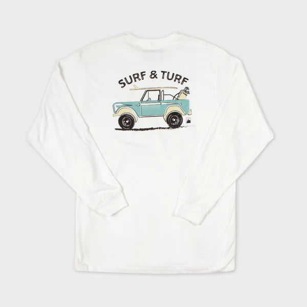 Flomotion Surf & Turf Long Sleeve - White 